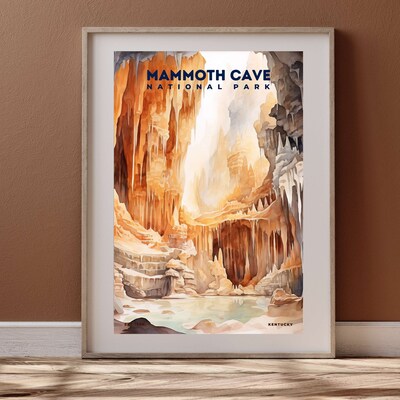 Mammoth Cave National Park Poster, Travel Art, Office Poster, Home Decor | S8 - image4